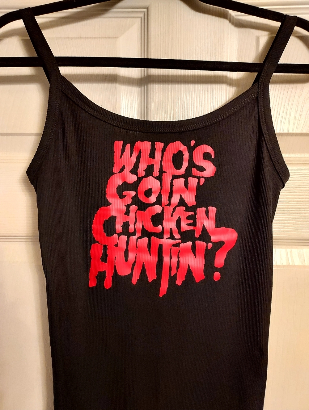 insane clown posse tank whos goin chicken huntin icp shirt Crop Top If U Want